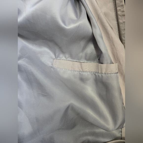 KOllAR Lightweight Mens Cream Zippered Bomber Jacket. Size Medium - Picture 9 of 16